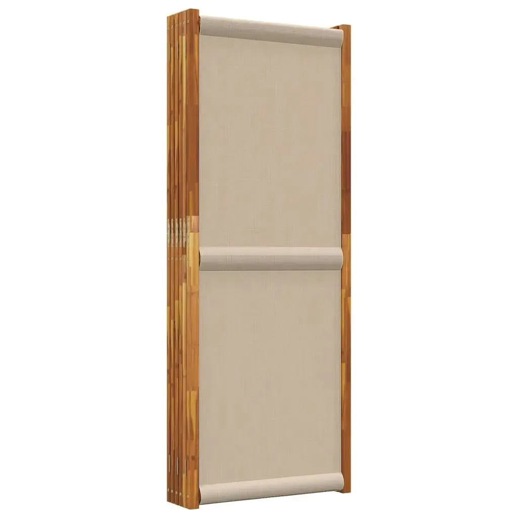 6-Panel Room Divider Taupe 420x180 cm 4003366