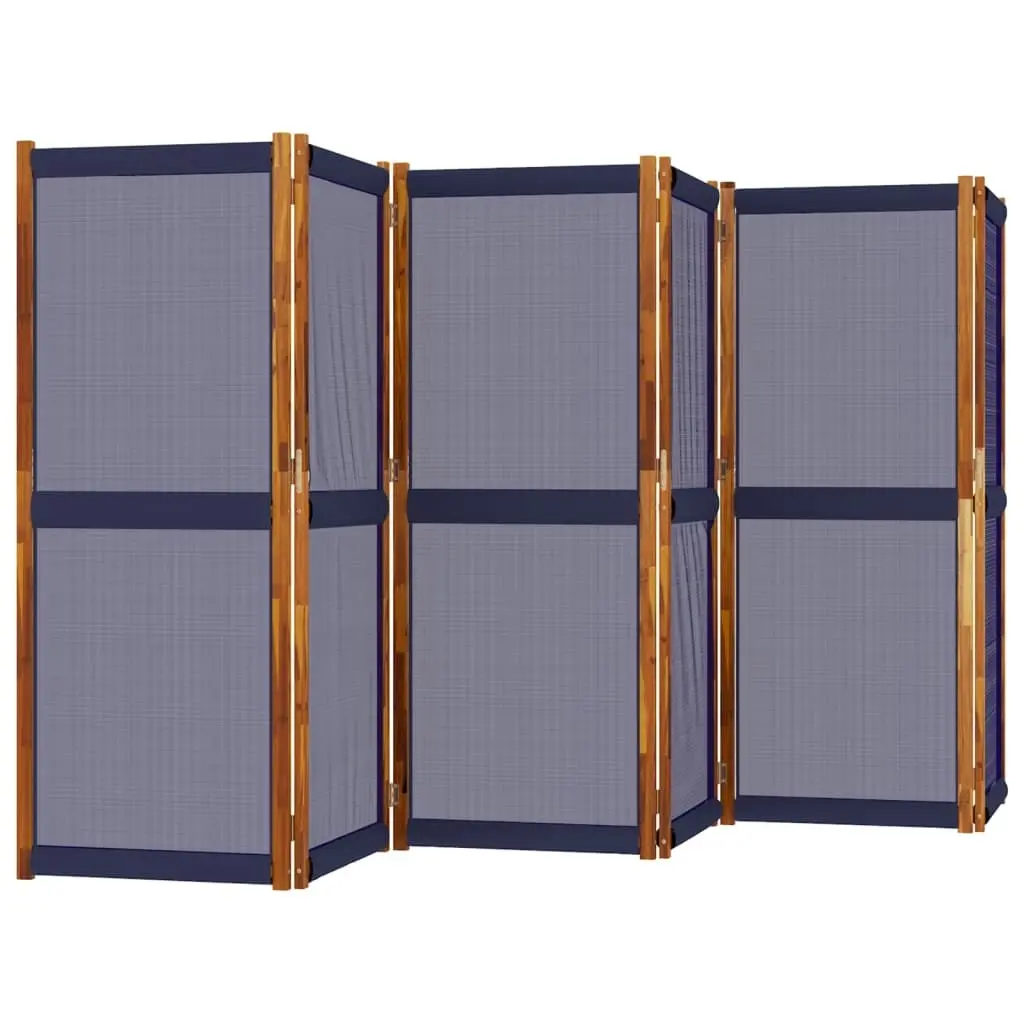 6-Panel Room Divider Dark Blue 420x180 cm 4003362