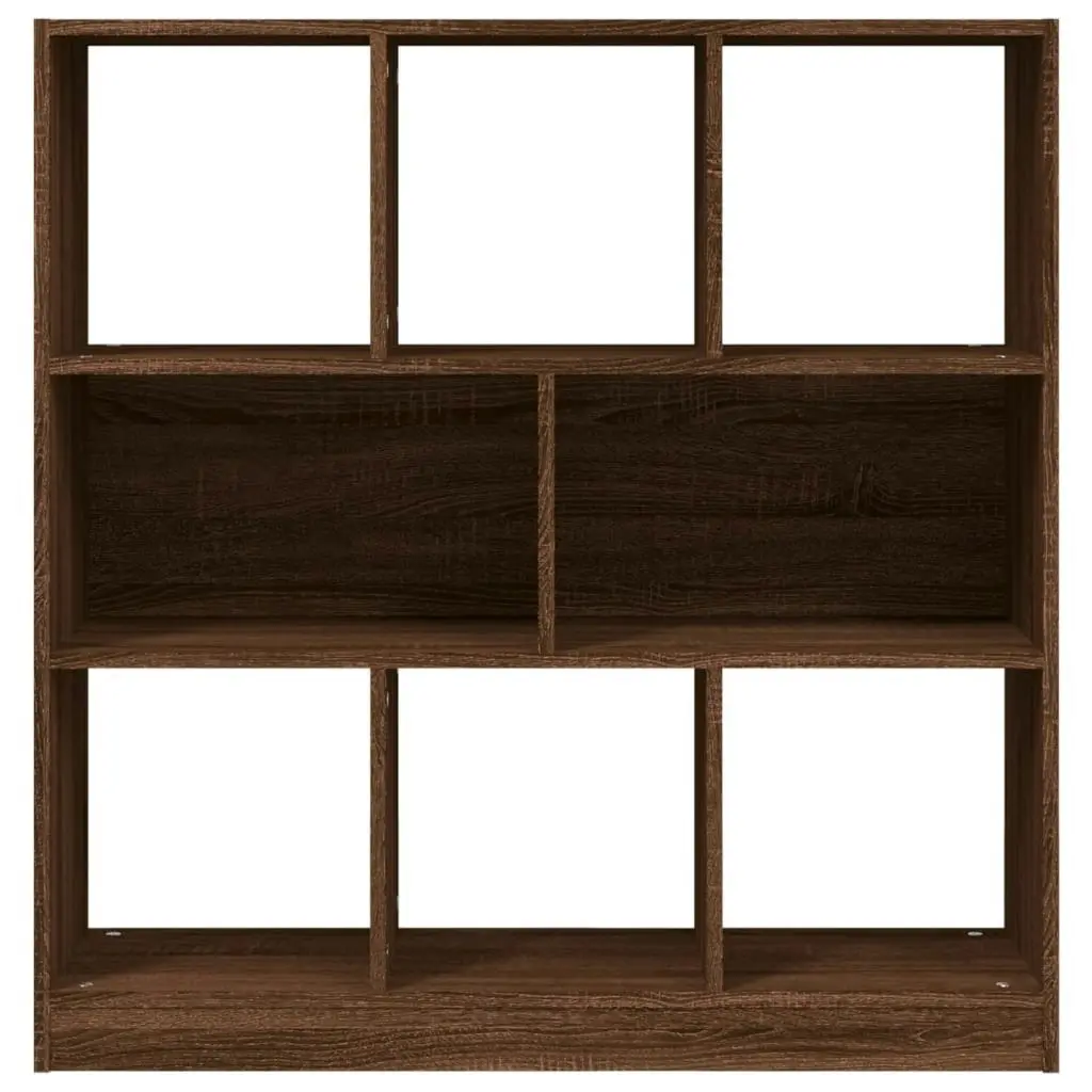 Book Cabinet Brown Oak 97.5x29.5x100 cm Engineered Wood 826380