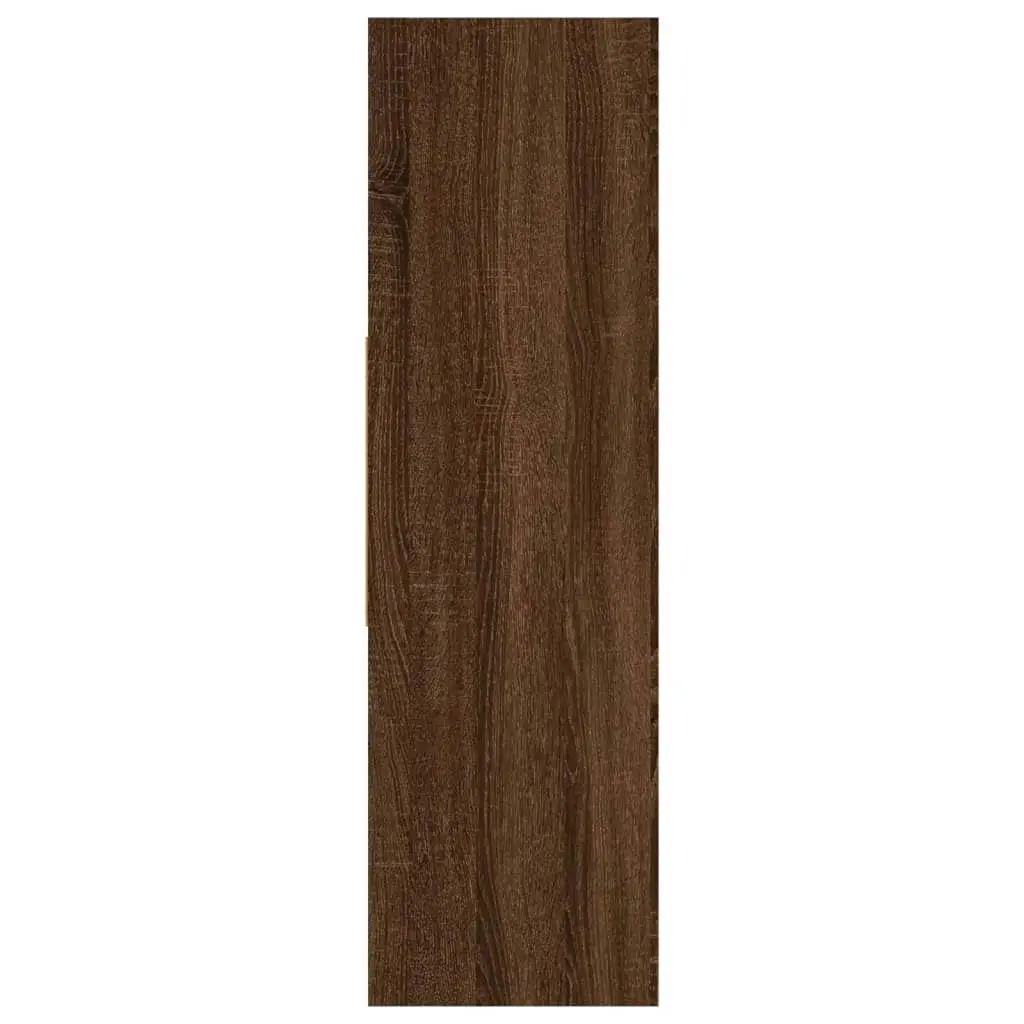 Book Cabinet Brown Oak 97.5x29.5x100 cm Engineered Wood 826380