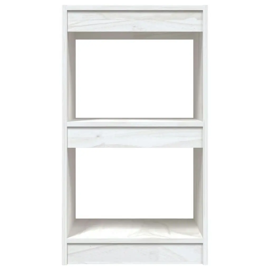 Book Cabinet White 40x30x71.5 cm Solid Pinewood 808134