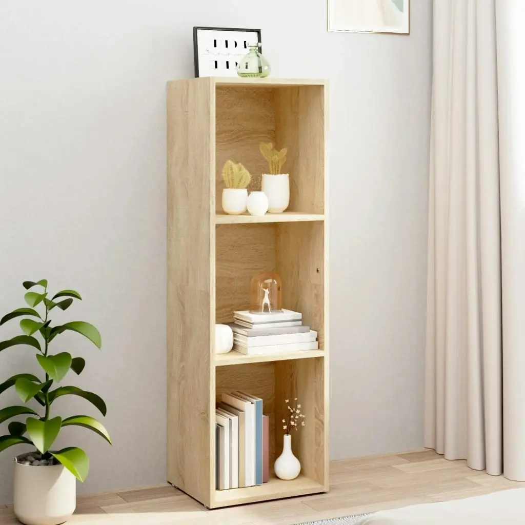 Book Cabinet/TV Cabinet Sonoma Oak 36x30x114 cm Engineered Wood 800138