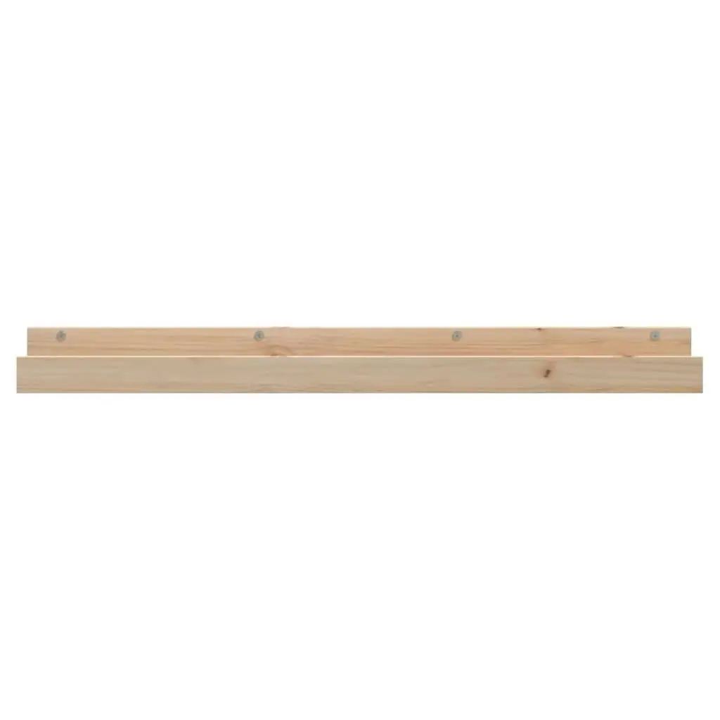 Wall Shelves 2 pcs 110x12x9 cm Solid Wood Pine 823594