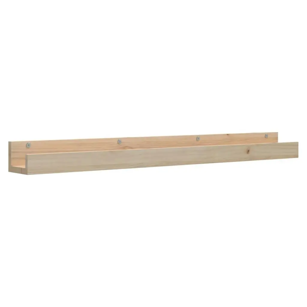 Wall Shelves 2 pcs 110x12x9 cm Solid Wood Pine 823594