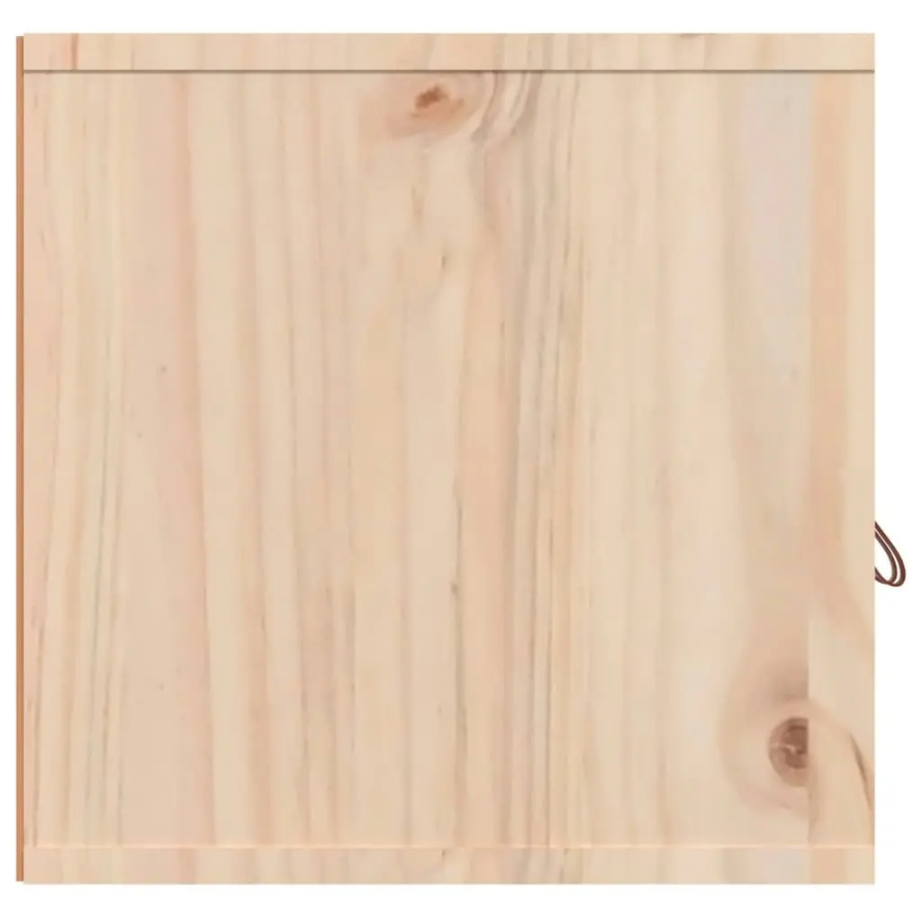 Wall Cabinet 60x30x30 cm Solid Wood Pine 818365