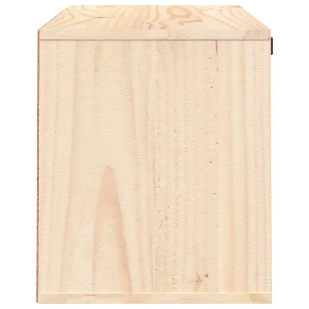 Wall Cabinet 60x30x35 cm Solid Wood Pine 818350