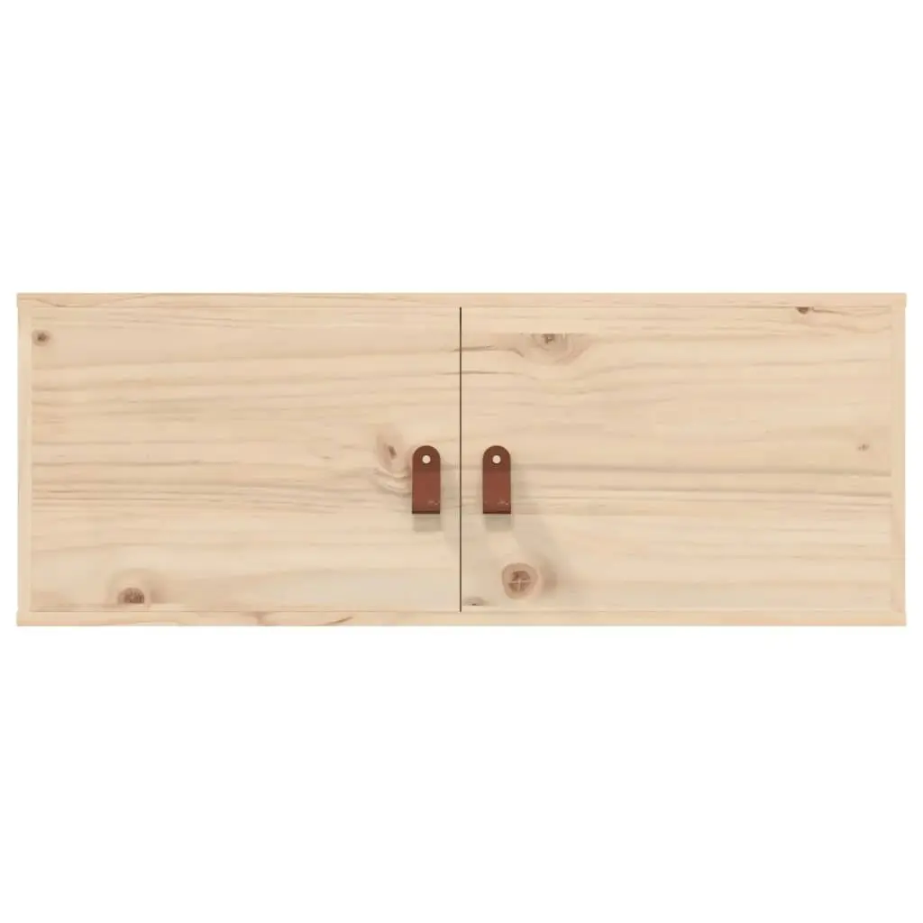 Wall Cabinet 80x30x30 cm Solid Wood Pine 818375