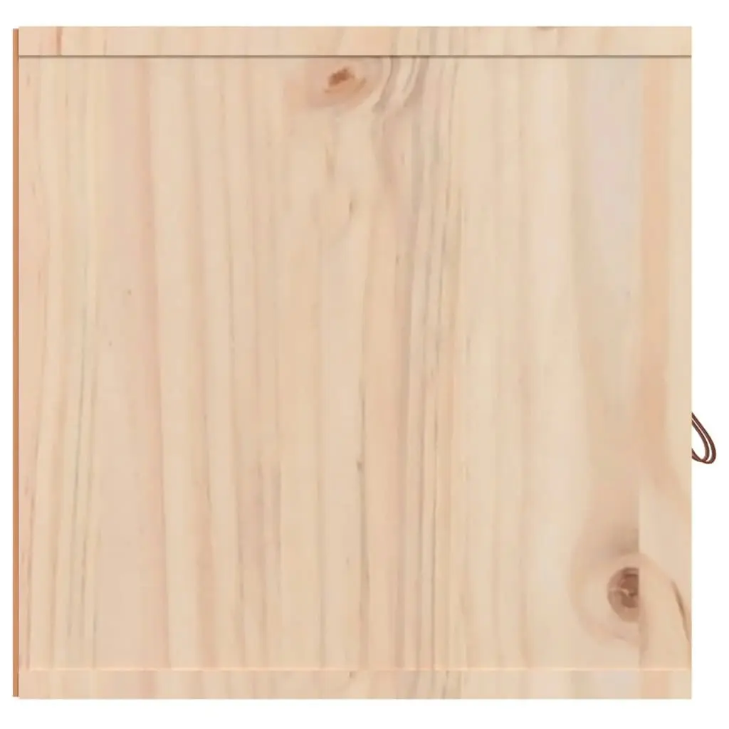 Wall Cabinet 80x30x30 cm Solid Wood Pine 818375