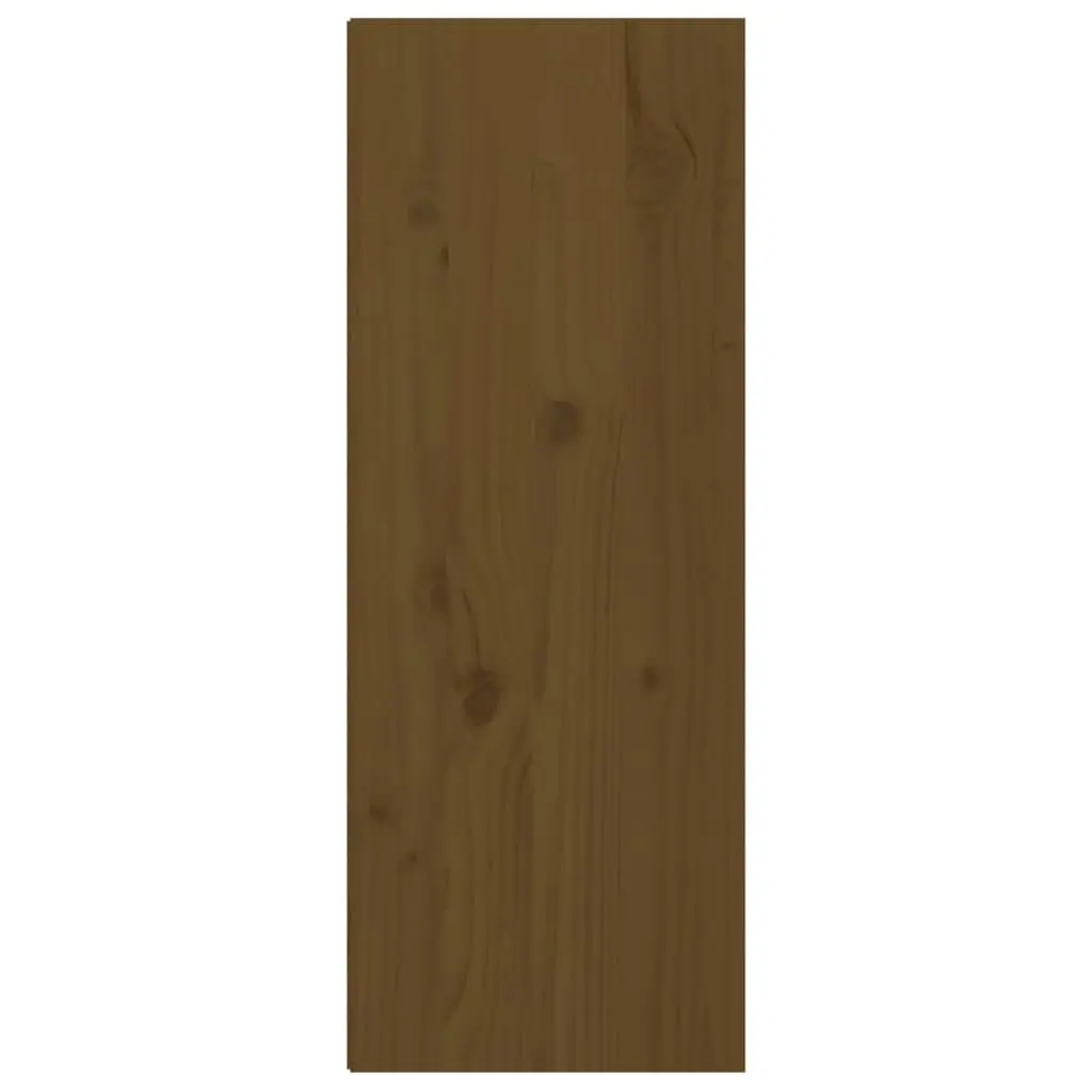 Wall Cabinet Honey Brown 30x30x80 cm Solid Wood Pine 813501