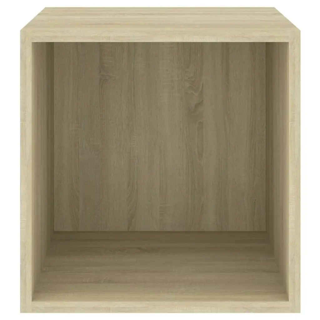 Wall Cabinets 2 pcs Sonoma Oak 37x37x37 cm Engineered Wood 805454