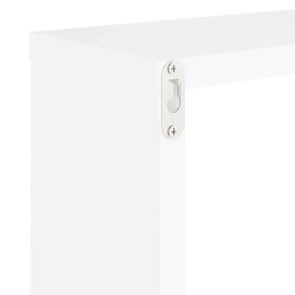 Wall Cube Shelves 6 pcs White 30x15x30 cm 807000