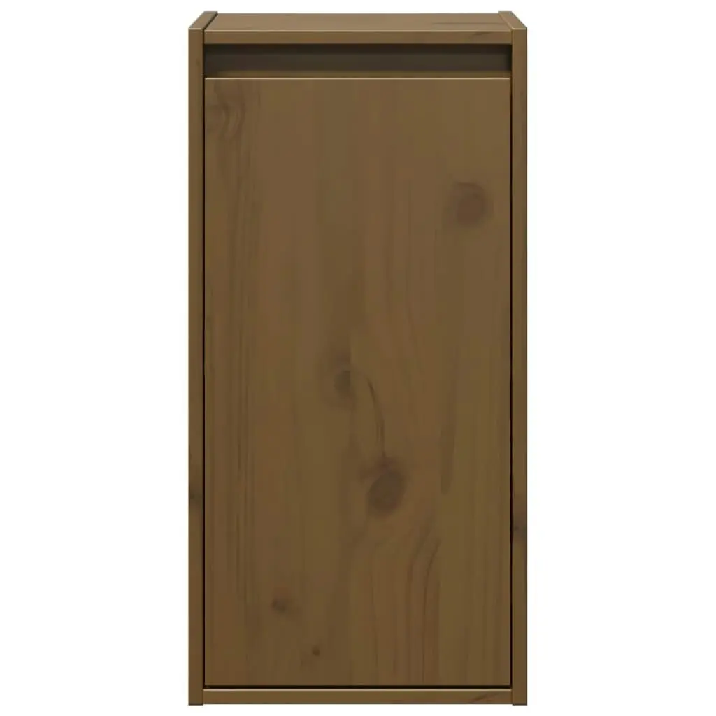 Wall Cabinets 2 pcs Honey Brown 30x30x60 cm Solid Wood Pine 813492