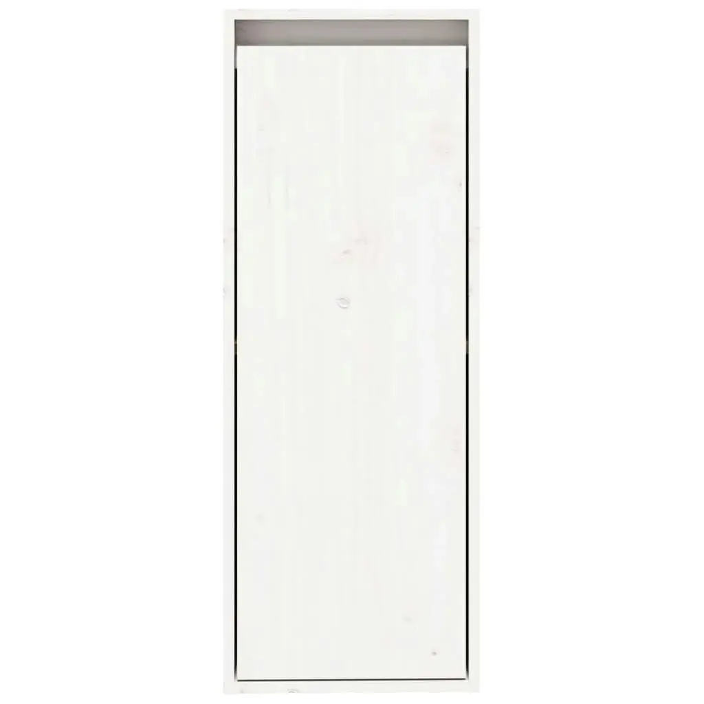 Wall Cabinets 2 pcs White 30x30x80 cm Solid Wood Pine 813498