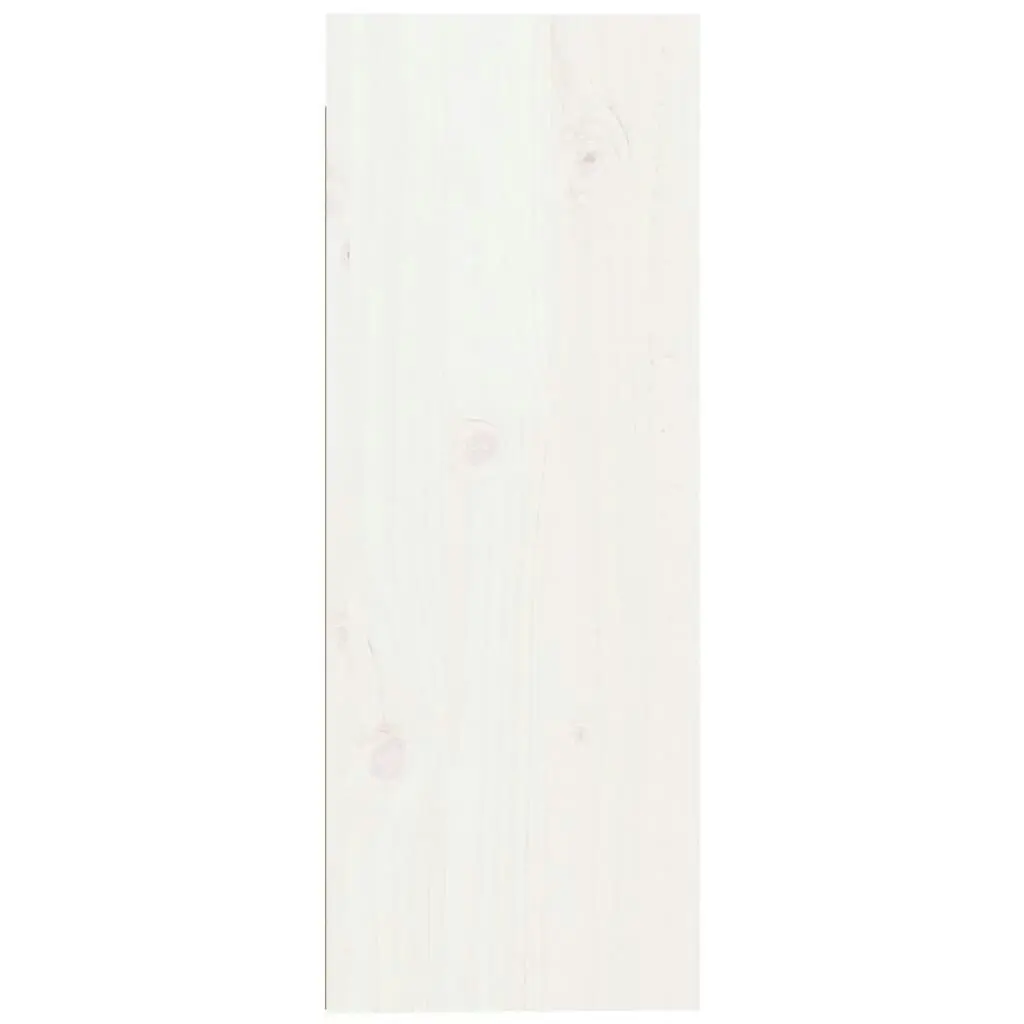 Wall Cabinets 2 pcs White 30x30x80 cm Solid Wood Pine 813498