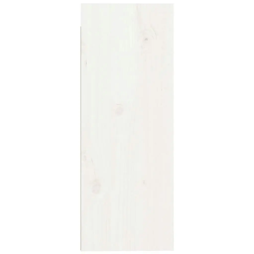 Wall Cabinet White 30x30x80 cm Solid Wood Pine 813497