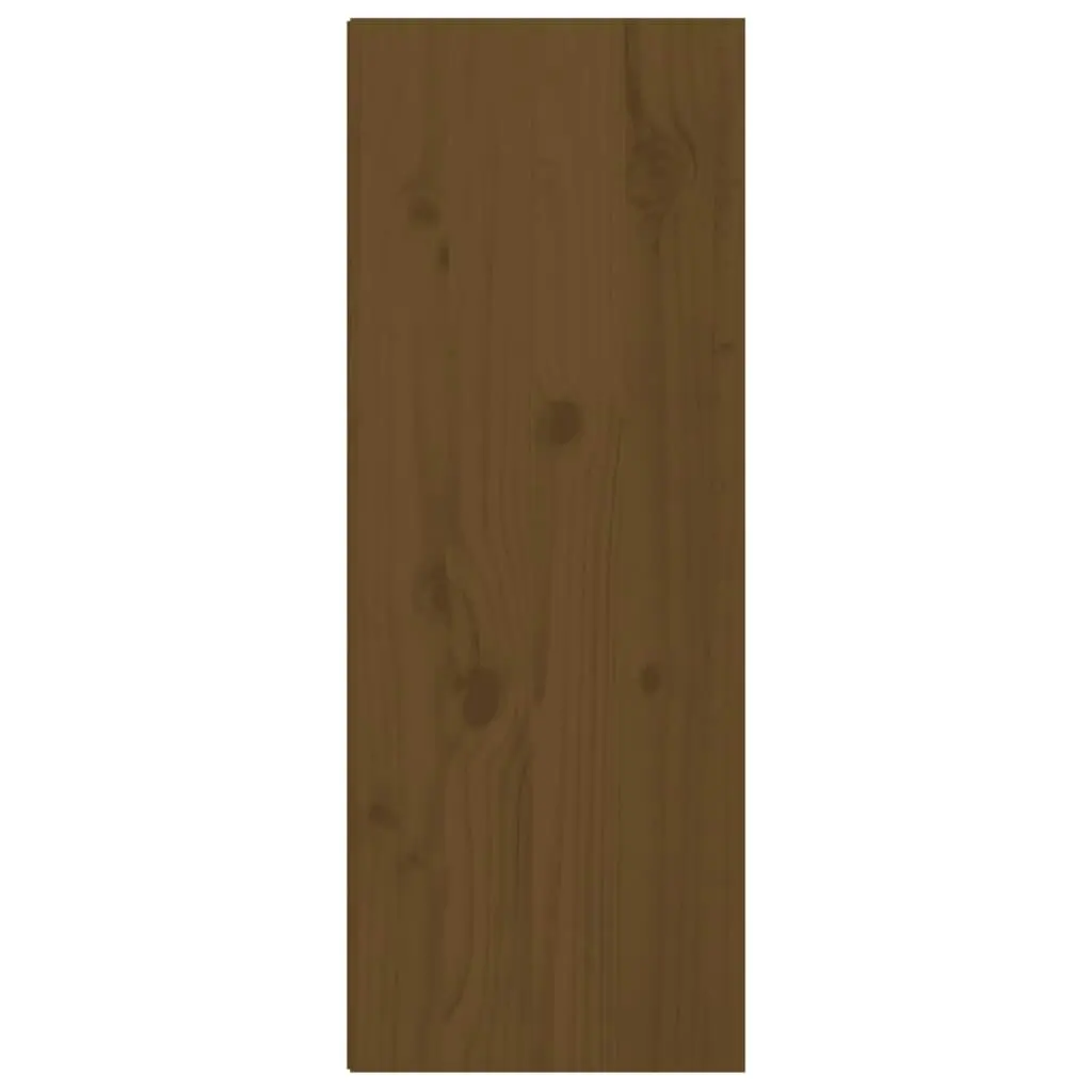 Wall Cabinets 2 pcs Honey Brown 30x30x80 cm Solid Wood Pine 813502