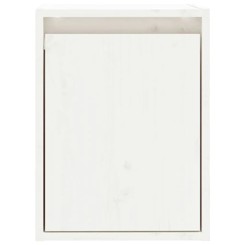 Wall Cabinets 2pcs White 30x30x40 cm Solid Wood Pine 813478