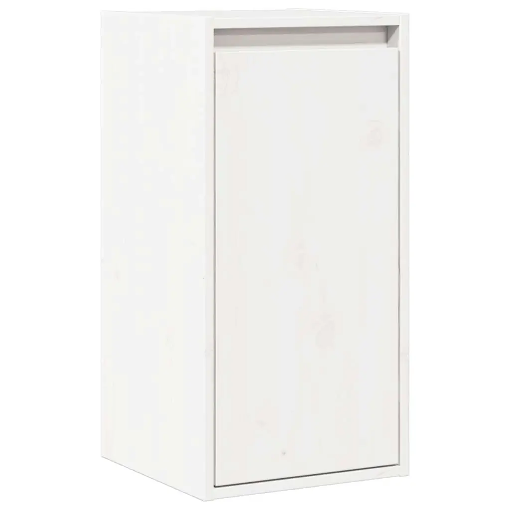 Wall Cabinets 2 pcs White 30x30x60 cm Solid Wood Pine 813488