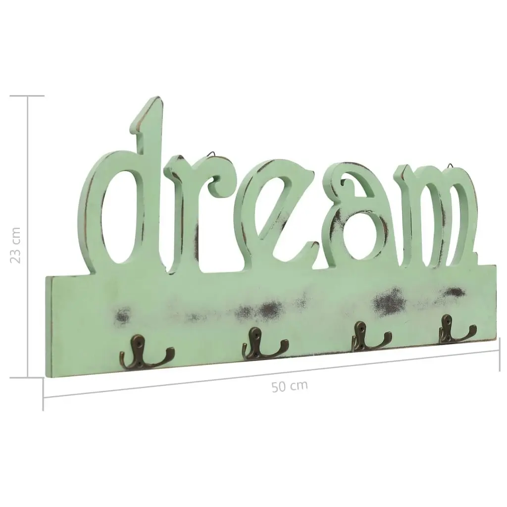 Wall Mounted Coat Rack DREAM 50x23 cm 284244