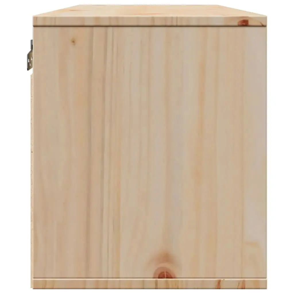 Wall Cabinets 2 pcs 45x30x35 cm Solid Wood Pine 813436