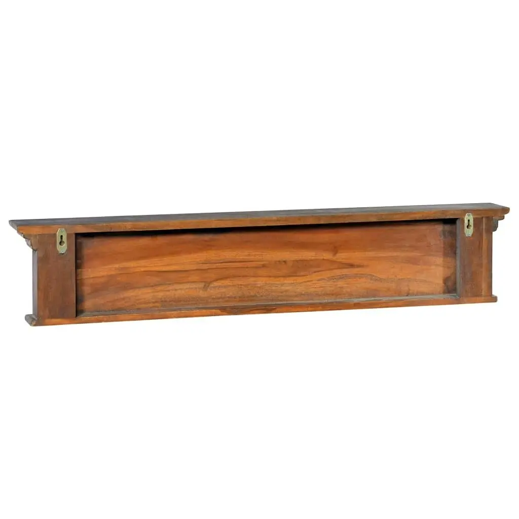 Wall Mounted Coat Rack 100x10x20 cm Solid Teak Wood 289064