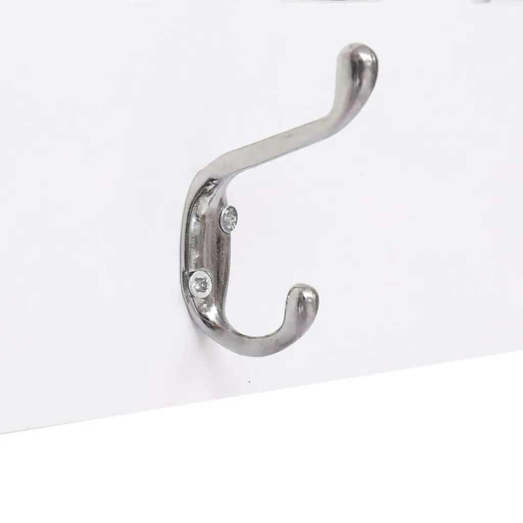 Wall Mounted Coat Rack WELCOME White 74x29.5 cm 284247