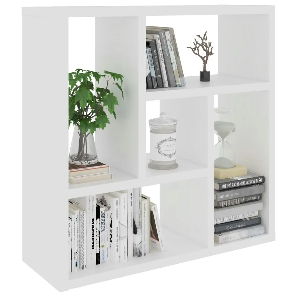 Wall Shelf White 45.1x16x45.1 cm Engineered Wood 802948