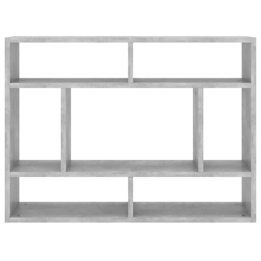 Wall Shelf Concrete Grey 75x16x55 cm Engineered Wood 803006