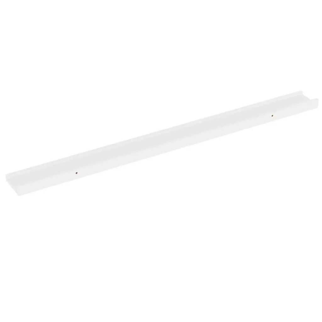 Wall Shelves 2 pcs White 100x9x3 cm 326658