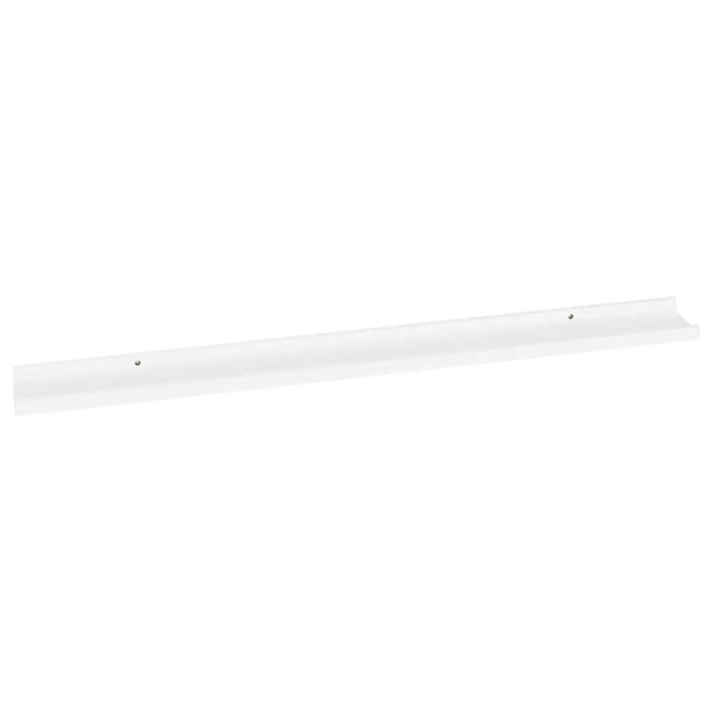 Wall Shelves 2 pcs White 100x9x3 cm 326658