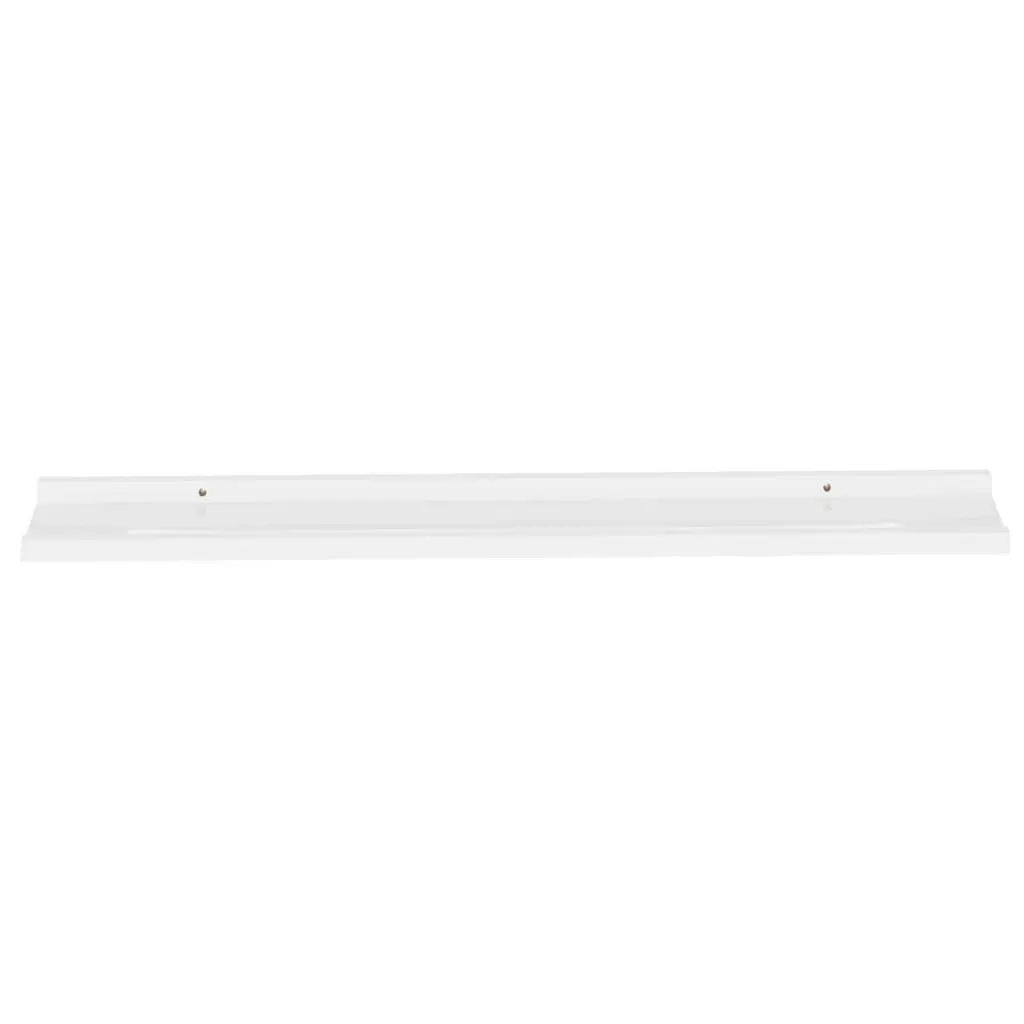 Wall Shelves 2 pcs White 100x9x3 cm 326658