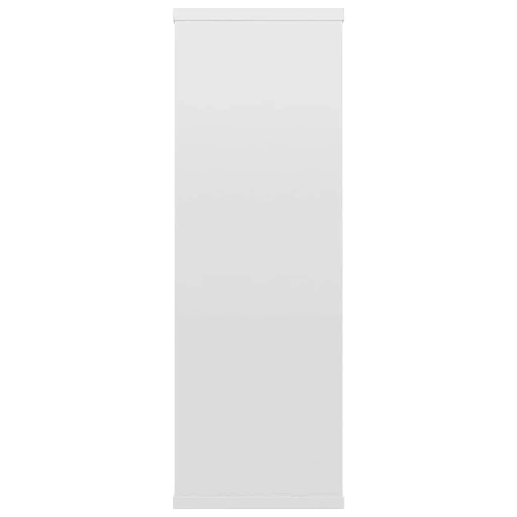 Wall Shelves High Gloss White 104x20x58.5 cm Engineered Wood 800330