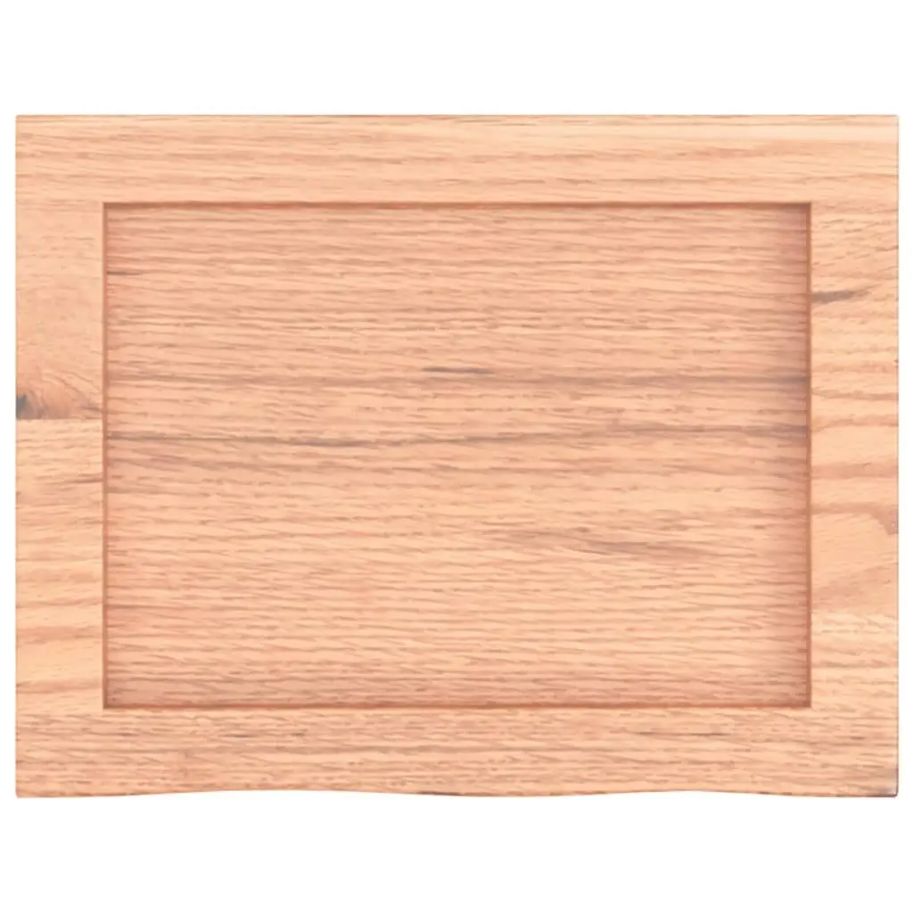 Wall Shelf Light Brown 40x30x(2-4) cm Treated Solid Wood Oak 363627