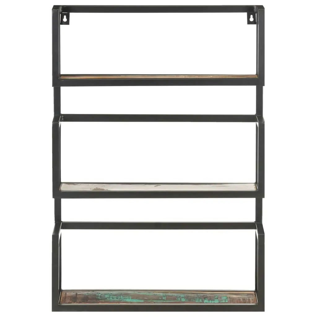 Wall Shelf 60x20x85 cm Solid Reclaimed Wood 321075