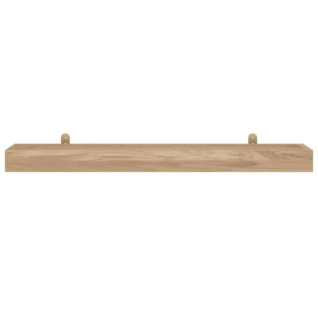 Wall Shelves 2 pcs 110x15x4 cm Solid Wood Teak 340757