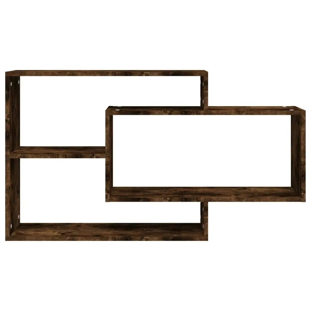 Wall Shelf Smoked Oak 104x20x58.5 cm Engineered Wood 815288