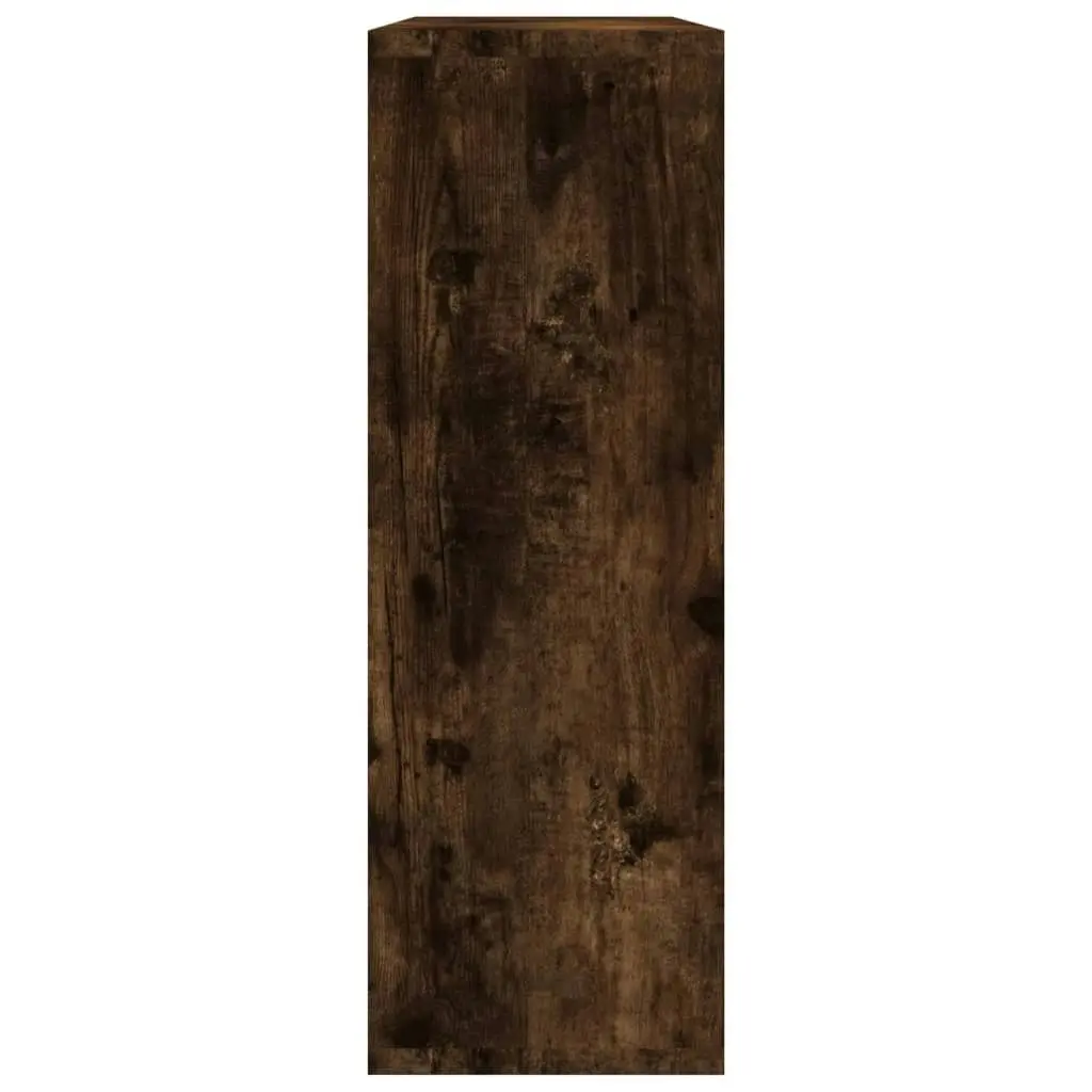 Wall Shelf Smoked Oak 104x20x58.5 cm Engineered Wood 815288