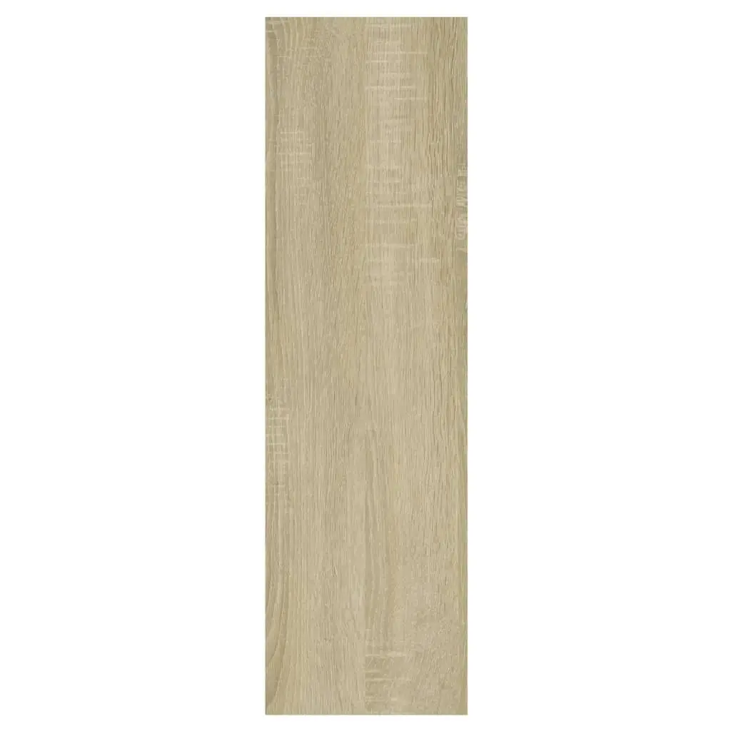 Wall Shelf Sonoma Oak 75x16x55 cm Engineered Wood 803005