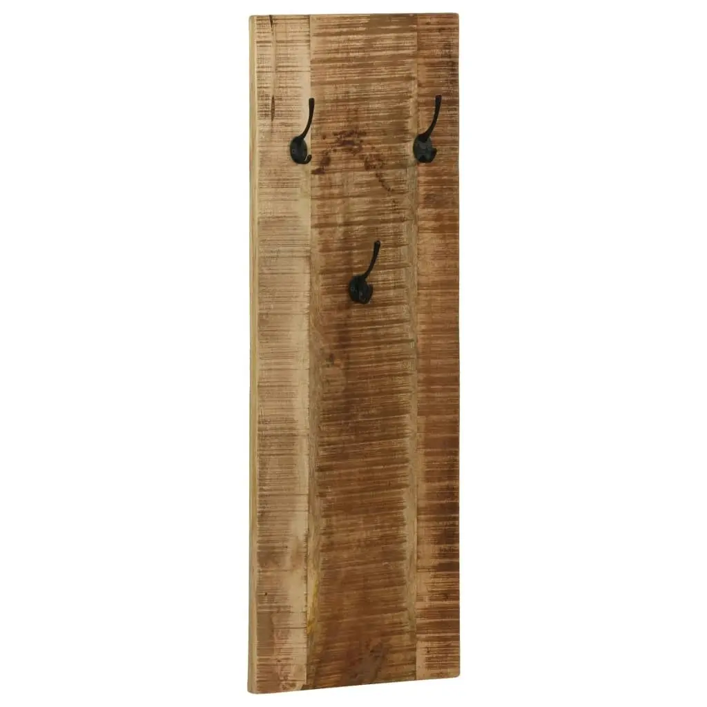 Wall-mounted Coat Racks 2 pcs Solid Mango Wood 36x110x3 cm 246025