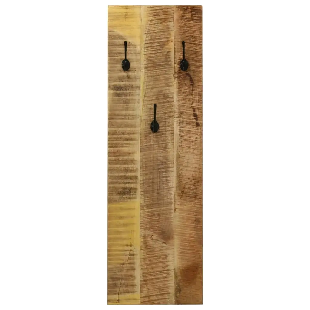 Wall-mounted Coat Racks 2 pcs Solid Mango Wood 36x110x3 cm 246025