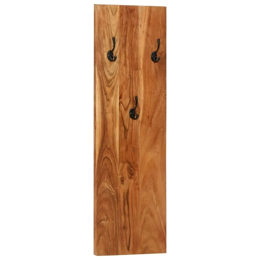 Wall-mounted Coat Racks 2 pcs 36x3x110 cm Solid Acacia Wood 337068