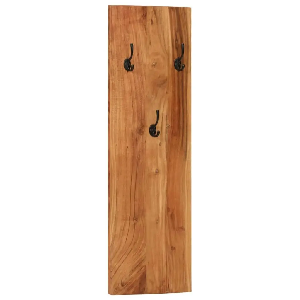 Wall-mounted Coat Racks 2 pcs 36x3x110 cm Solid Acacia Wood 337068