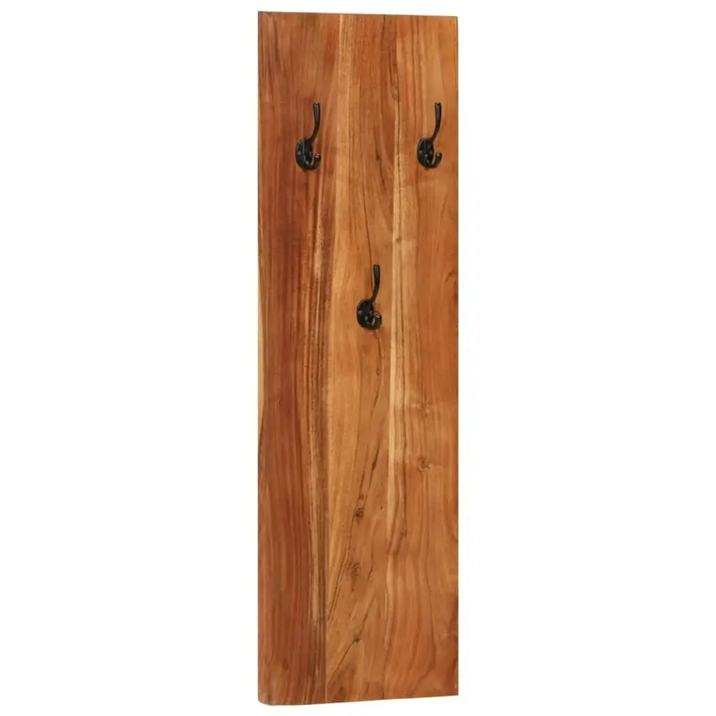 Wall-mounted Coat Racks 2 pcs 36x3x110 cm Solid Acacia Wood 337068