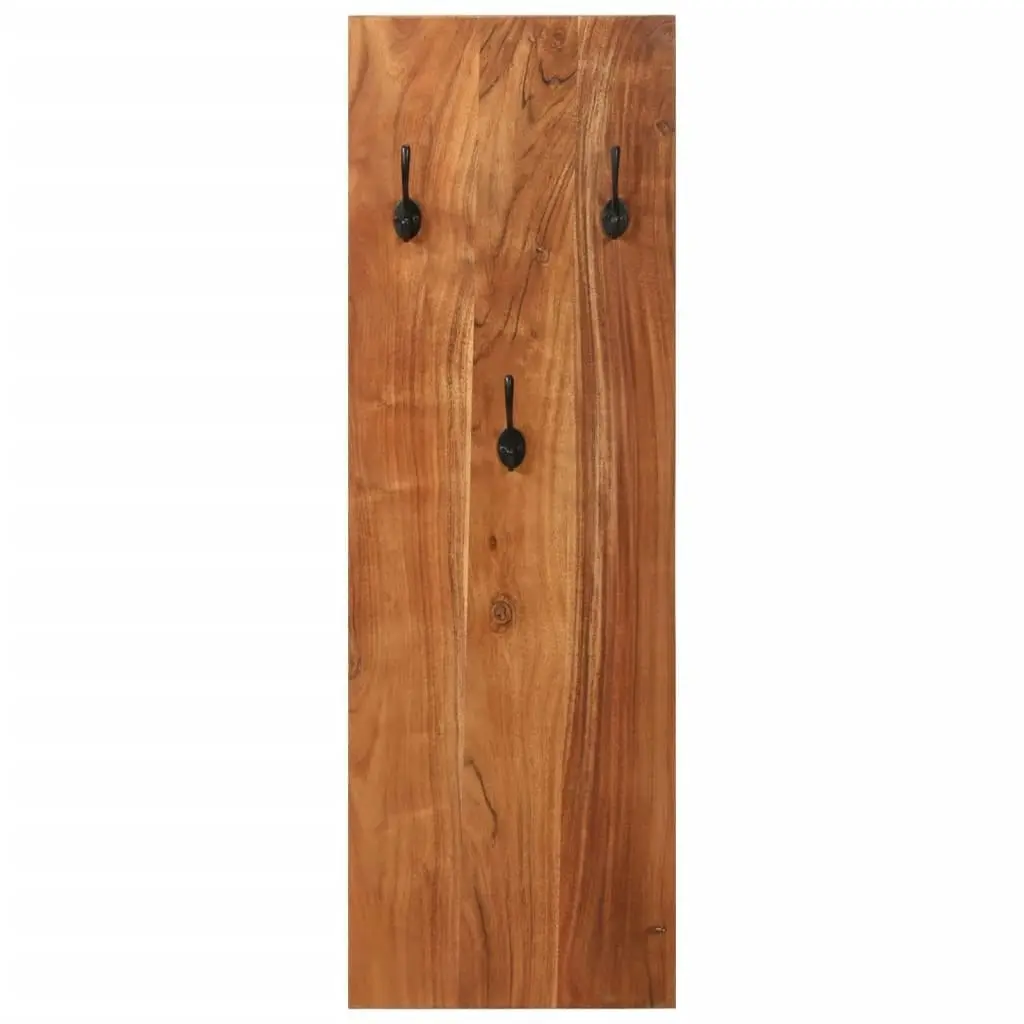 Wall-mounted Coat Racks 2 pcs 36x3x110 cm Solid Acacia Wood 337068