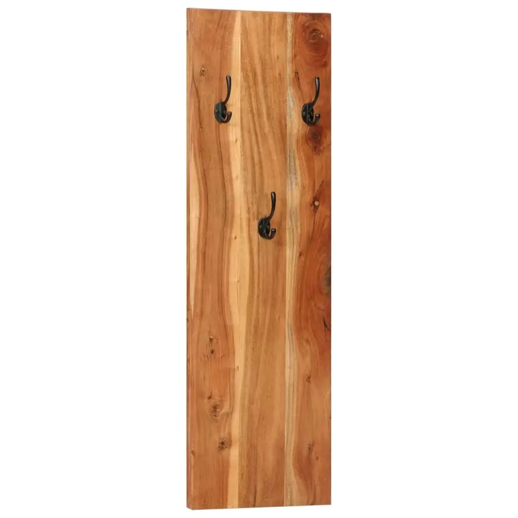 Wall-mounted Coat Racks 2 pcs 36x3x110 cm Solid Acacia Wood 337068