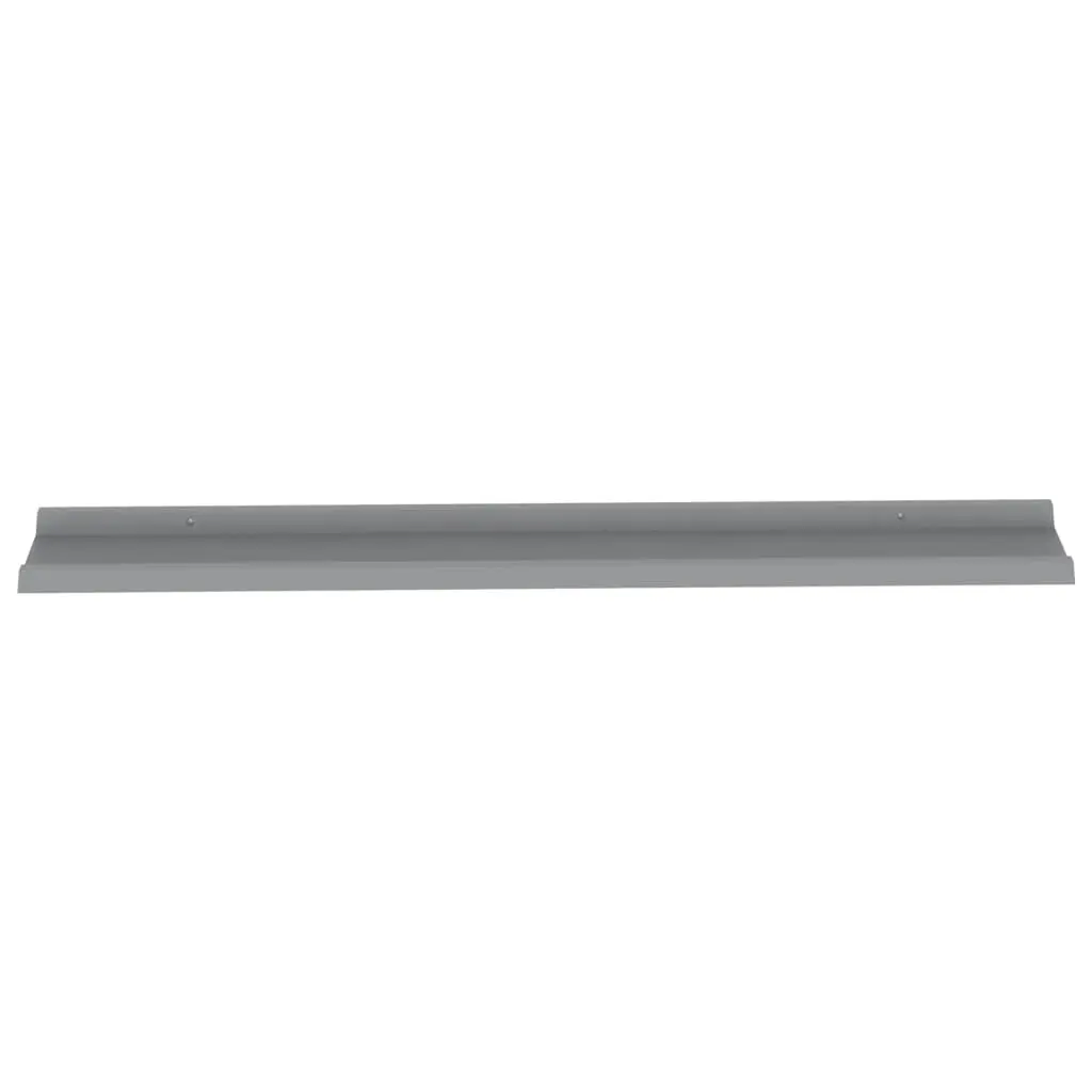 Wall Shelves 2 pcs Grey 115x9x3 cm 326673