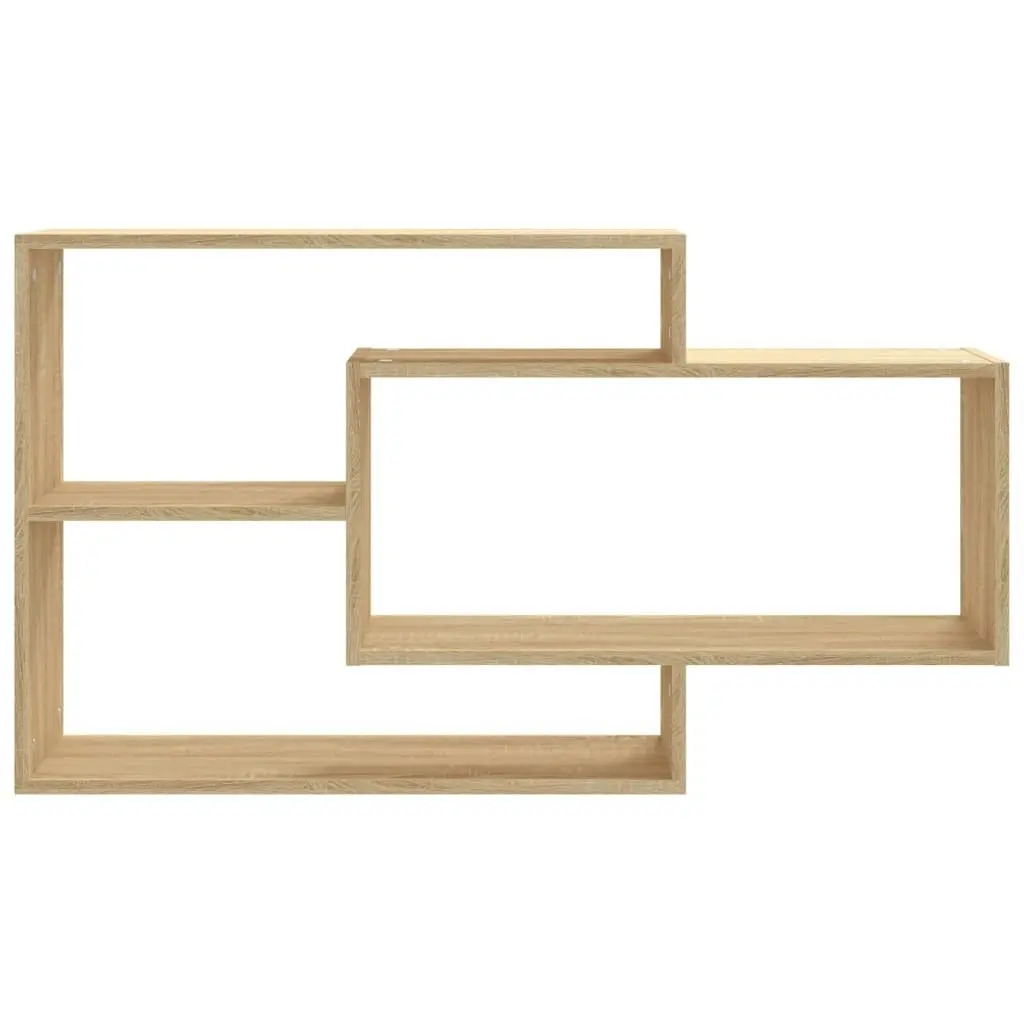 Wall Shelves Sonoma Oak 104x20x58.5 cm Engineered Wood 800327