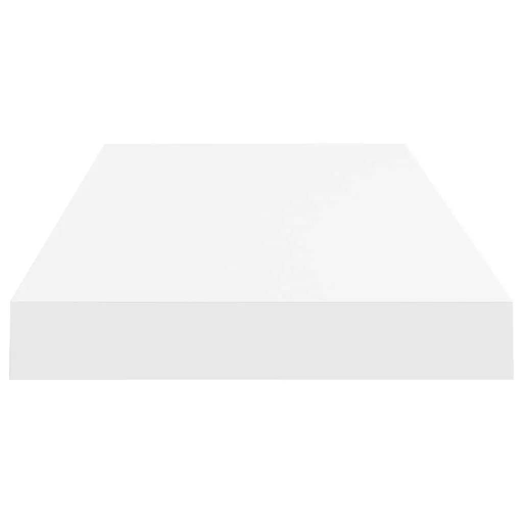 Floating Wall Shelf White 60x23.5x3.8 cm MDF 323811