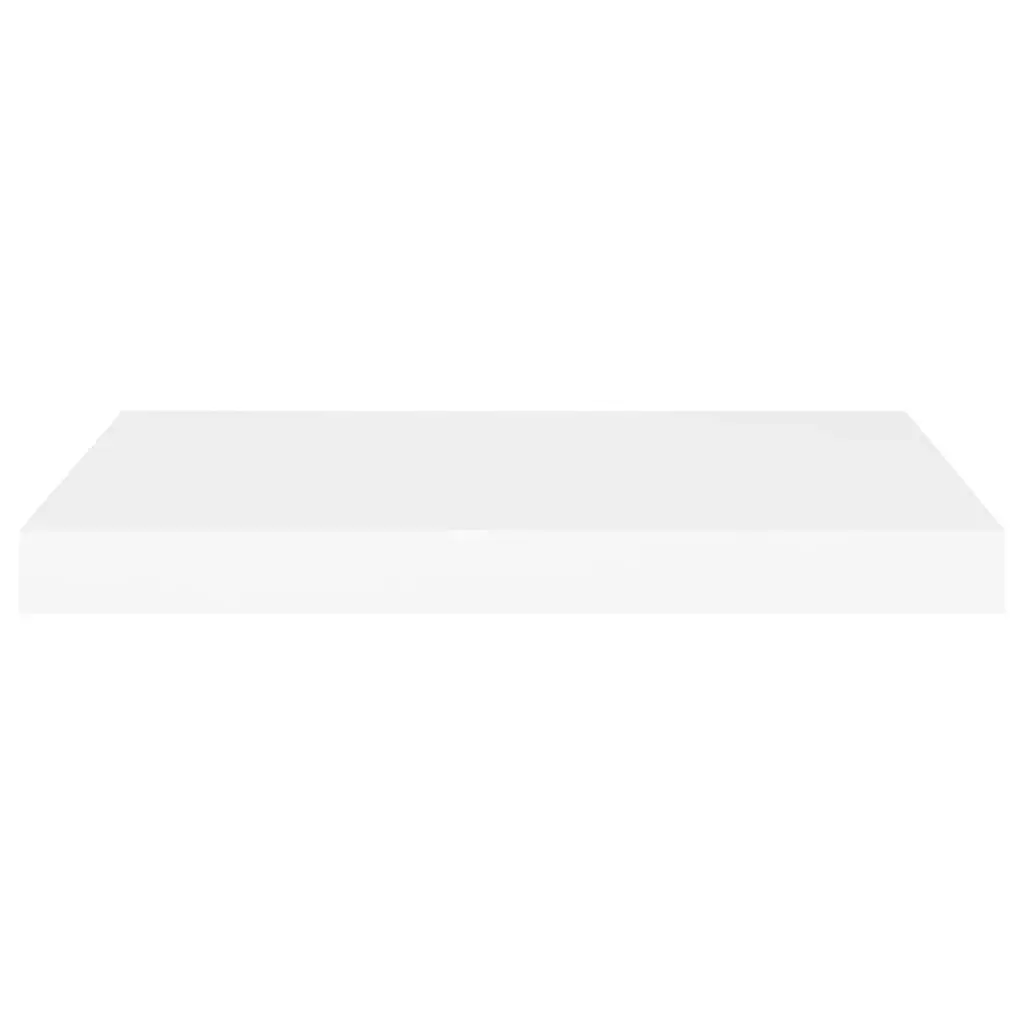 Floating Wall Shelf White 60x23.5x3.8 cm MDF 323811