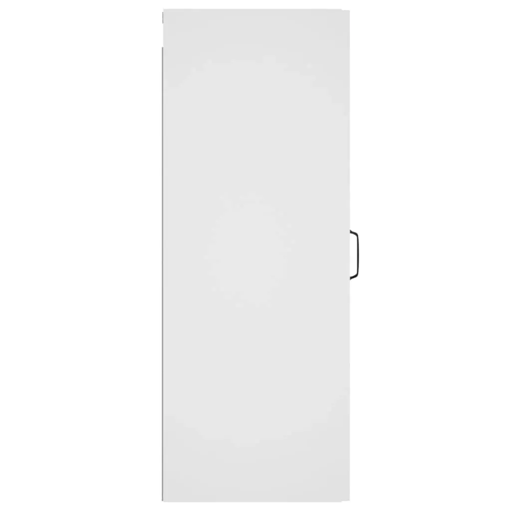 Hanging Wall Cabinet White 34.5x34x90 cm Engineered Wood 812438